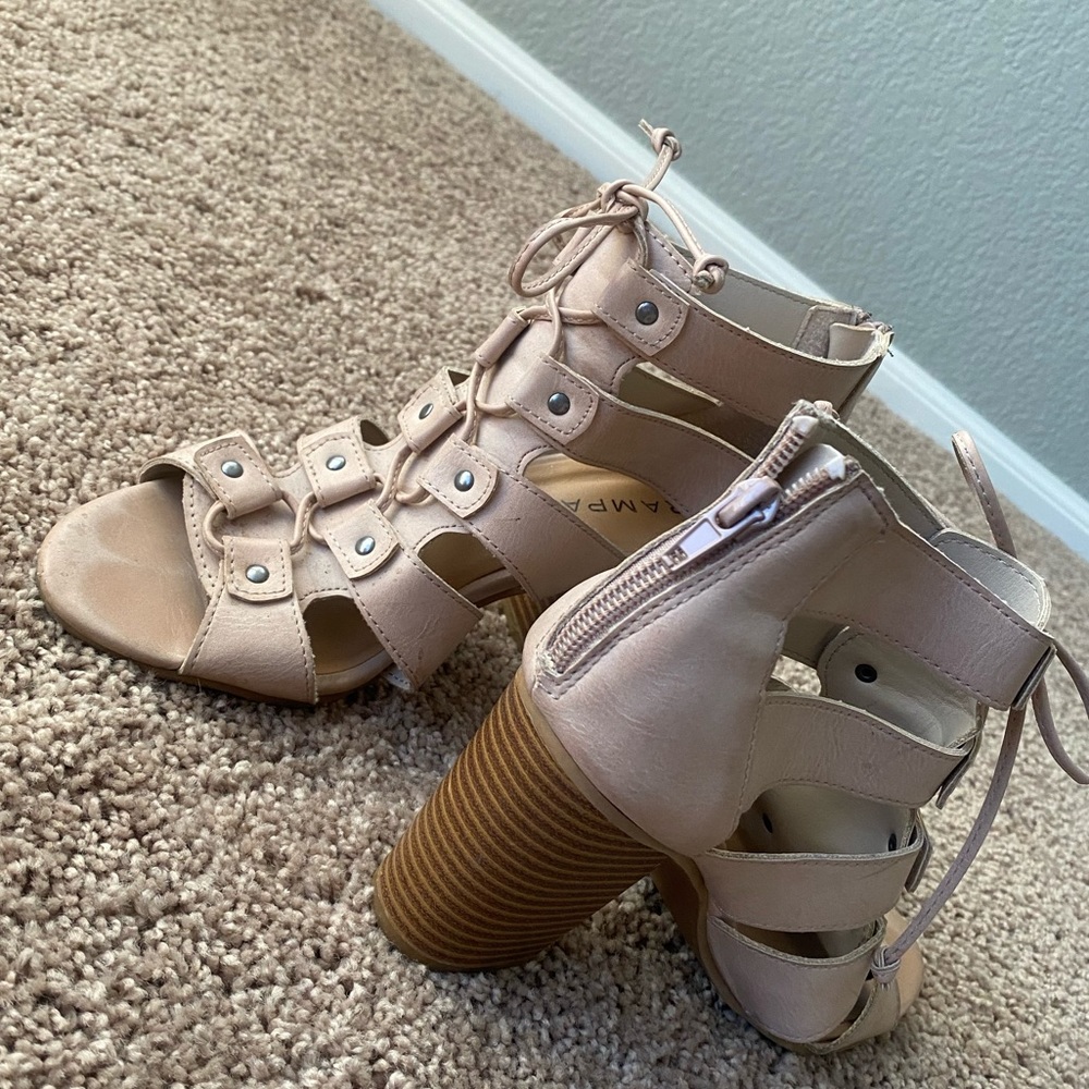 Rampage size 6.5 preowned block heels